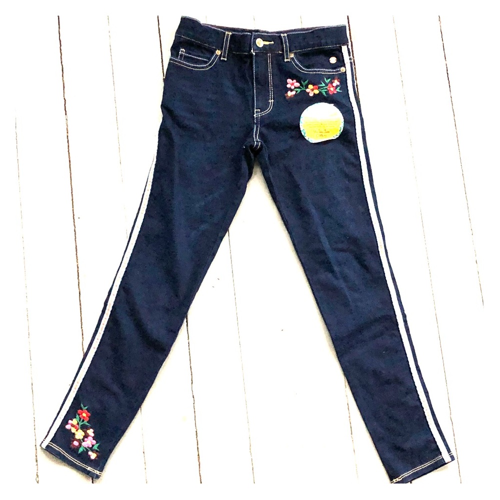 Matilda Jane Embroidered Jeggings Girls Size 10